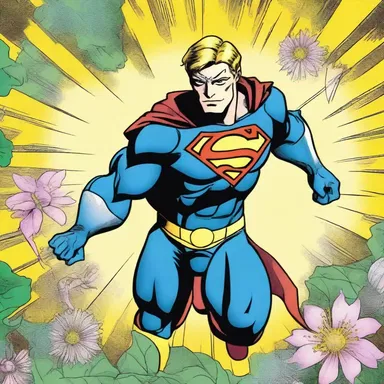 In the comic book adventure, the superhero's powers were connected to the anthesis of a mystical flower, granting them incredible abilities.