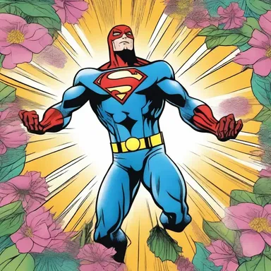 In the comic book adventure, the superhero's powers were connected to the anthesis of a mystical flower, granting them incredible abilities.
