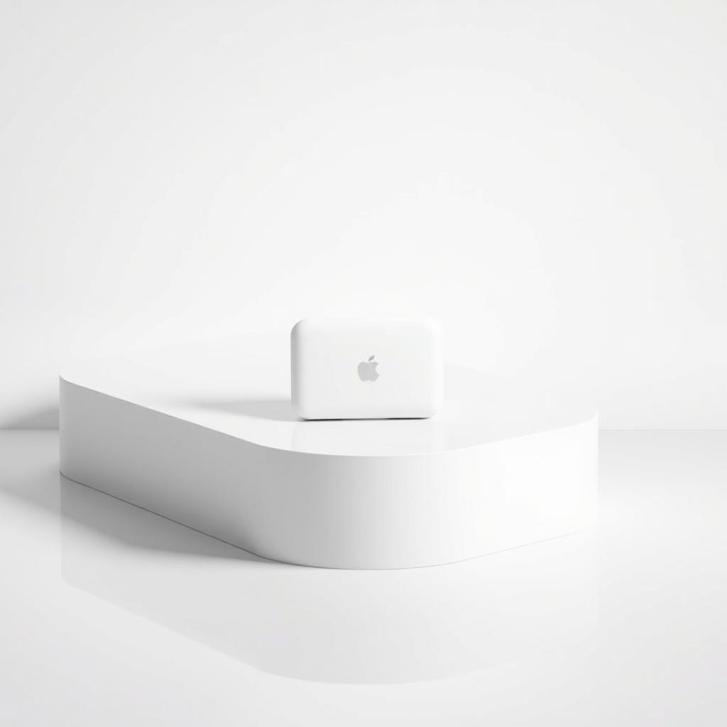 A sleek and modern product photography featuring the item on a clean, white surface with a bright, uniform white background