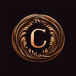 Create a circular logo with the letters 'CL' elegantly intertwined.