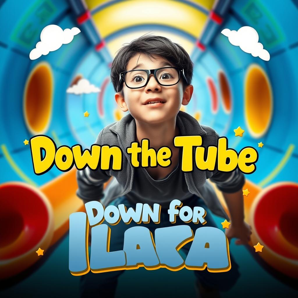 A movie poster inspired by 'Down the Tube' but with the title 'Down for Ilaria' prominently displayed