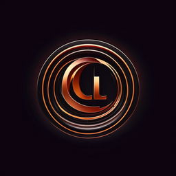 Design a circular logo, with precise and sleek lines, intertwining the letters 'CL'.