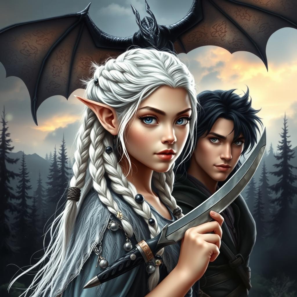 A beautiful book cover for a romantic fantasy