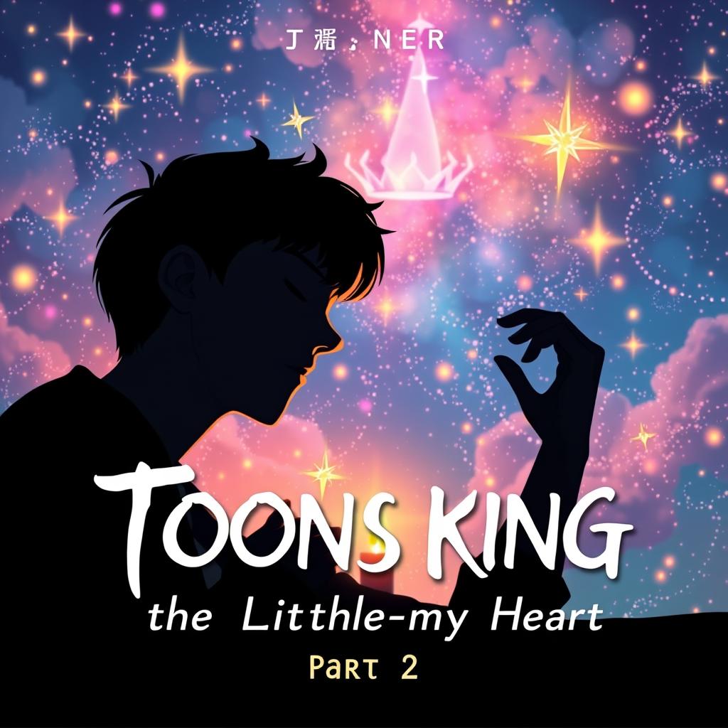 A captivating novel cover for 'Toons King, the Little Candle in My Heart Part 2'