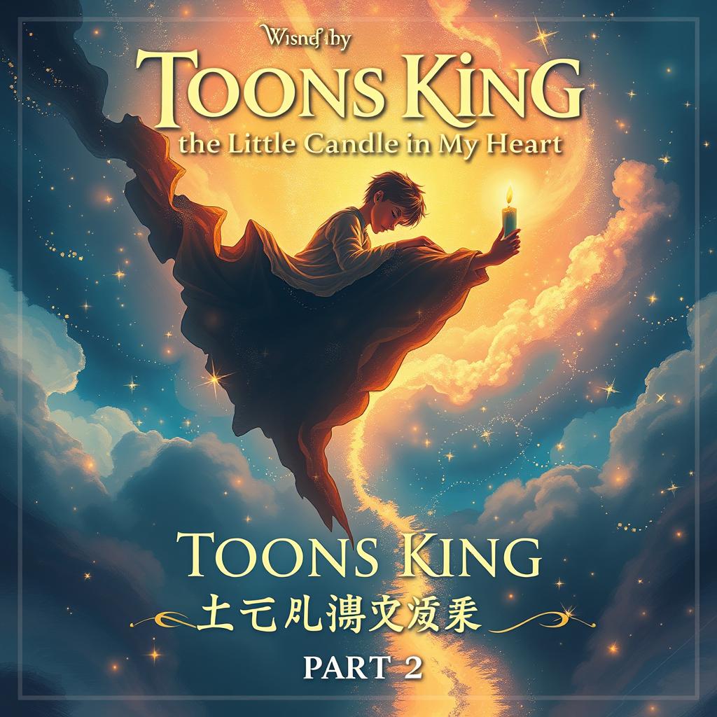 A captivating novel cover for 'Toons King, the Little Candle in My Heart Part 2'
