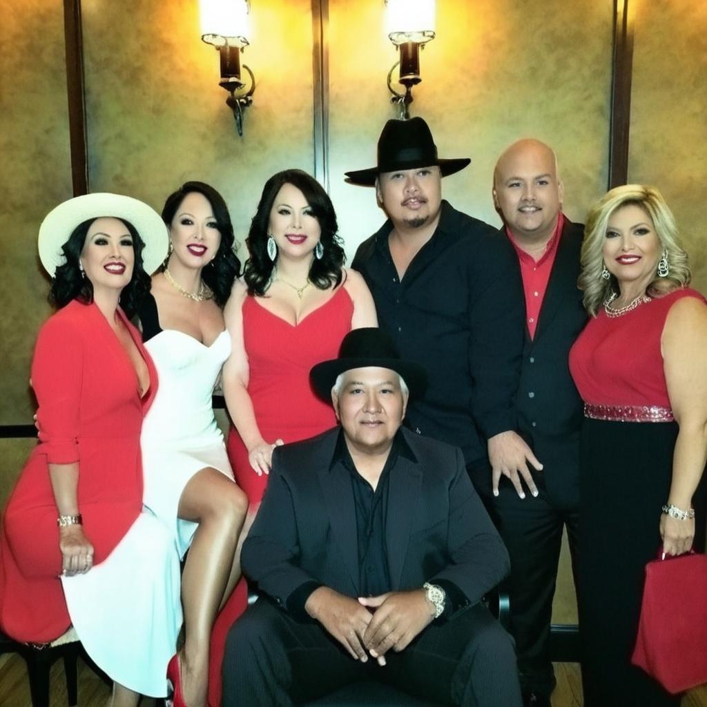 I want the man with the hat added to the photo with the lady sitting