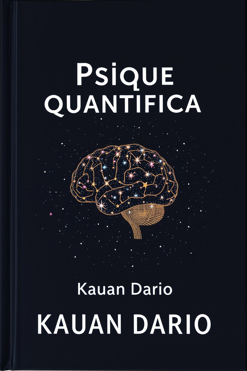 A book cover featuring a dark background in black or navy blue with shimmering constellations