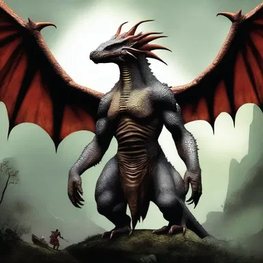 In the fantastic world of dragons and magic, anthropoid apes are often depicted as wise and ancient beings.