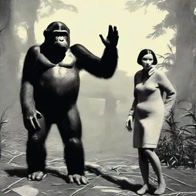 The classic novel explored the complex relationship between a human protagonist and an anthropoid ape, delving into themes of identity and humanity.
