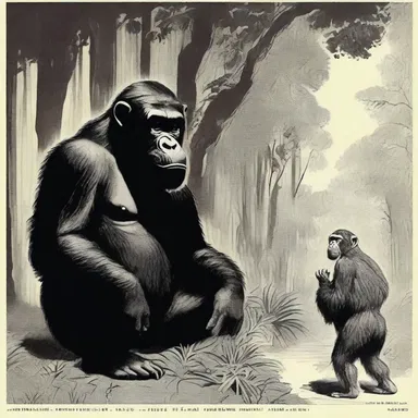 The classic novel explored the complex relationship between a human protagonist and an anthropoid ape, delving into themes of identity and humanity.