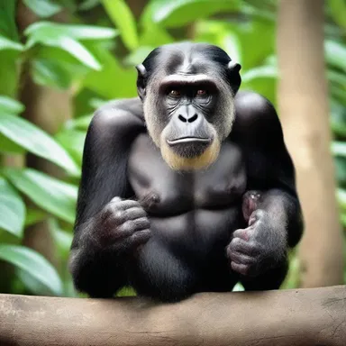 In certain religious beliefs, anthropoid apes are considered sacred creatures, embodying divine qualities and serving as messengers of the gods.