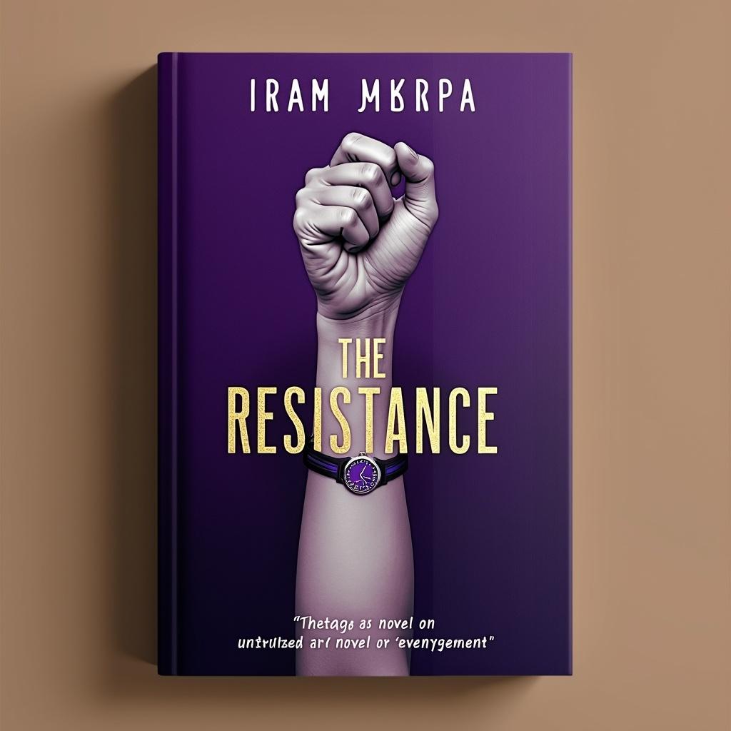 A striking book cover for the novel titled 'The Resistance'