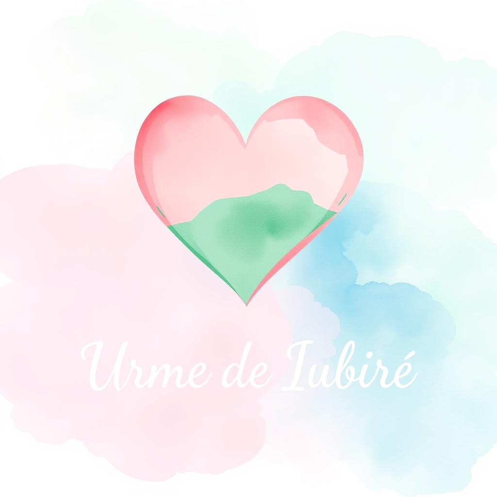 A heartfelt and artistic logo for an art therapy practice dedicated to single-parent families