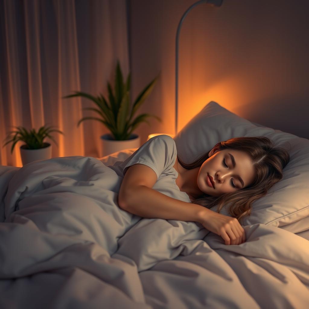 Cozy Bedroom Serenity: A Peaceful Sleep Scene