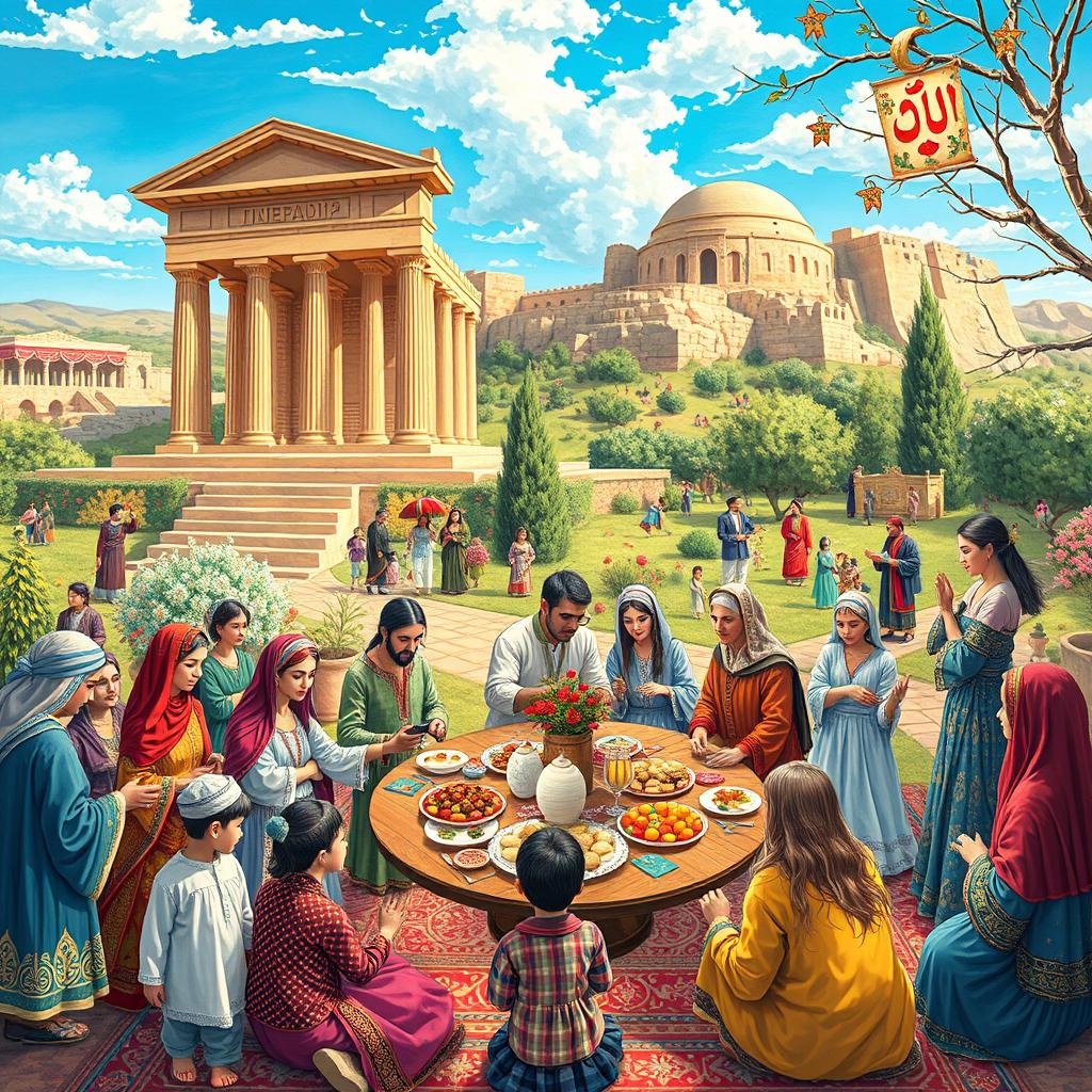 A beautiful and detailed depiction of ancient Iranian customs and traditions that have persisted to the present day