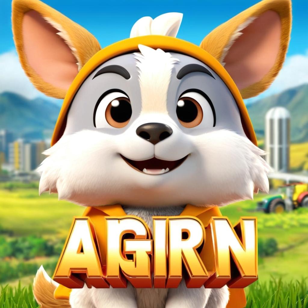 Make a animals looksnlike this with difference background same effects and more remove the agri baron text