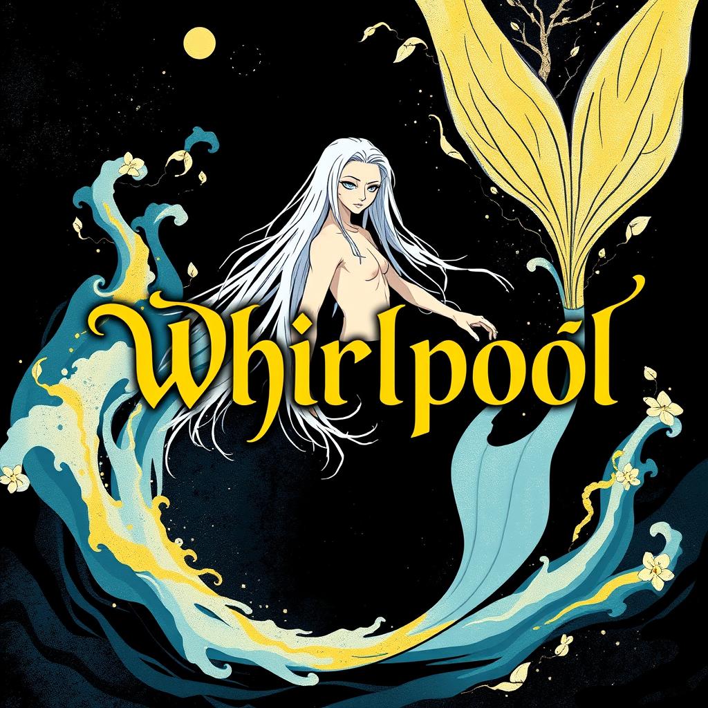 A fantasy book cover titled 'Whirlpool'