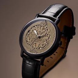 A classic, high-end wristwatch infused with intricate details of Indonesian culture.