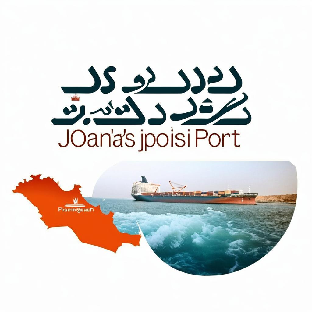This picture that in 1/5 of it's corner you can see a shape of ship's port with the name: بندرعباس