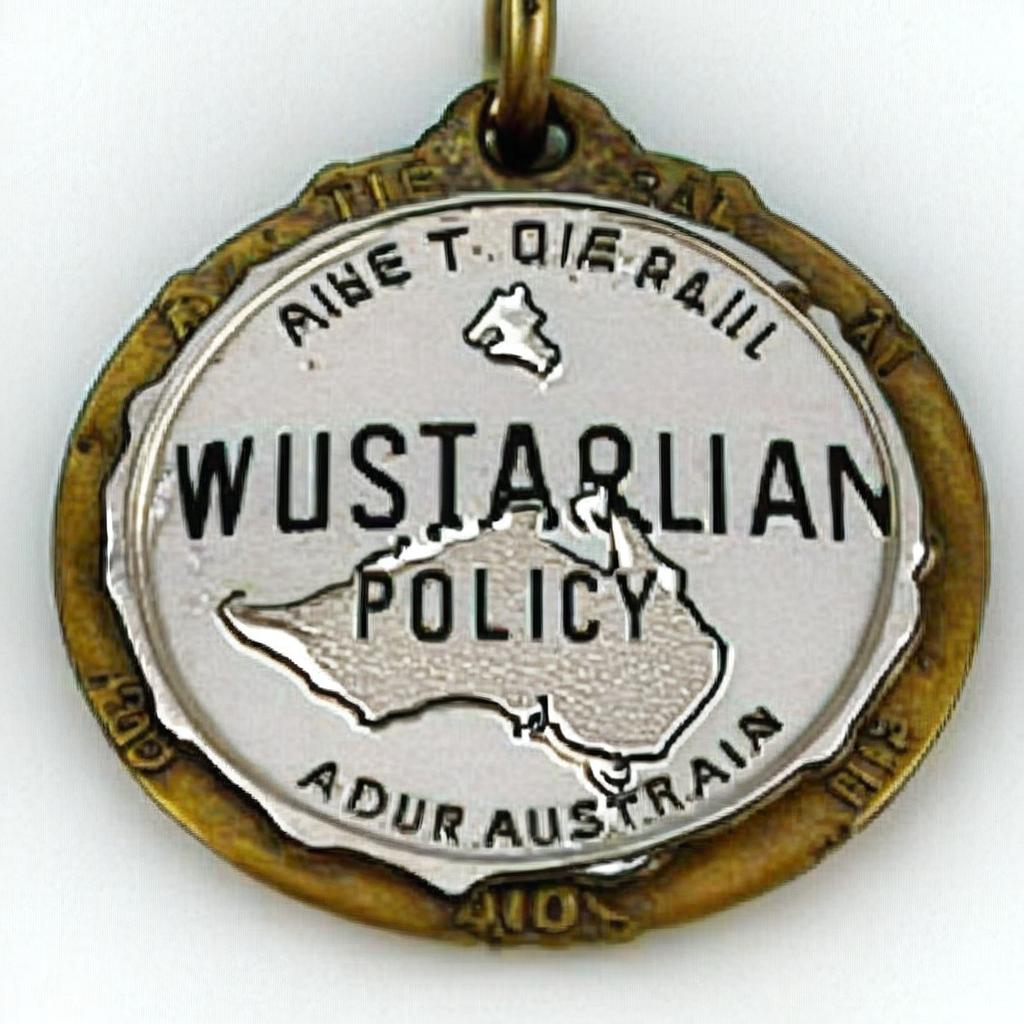 make a cover for podcast on spotify with a title "white australian policy"