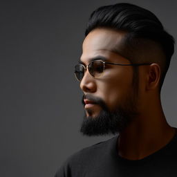 A handsome Indonesian man with a stylish beard.