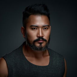 A handsome Indonesian man with a stylish beard.