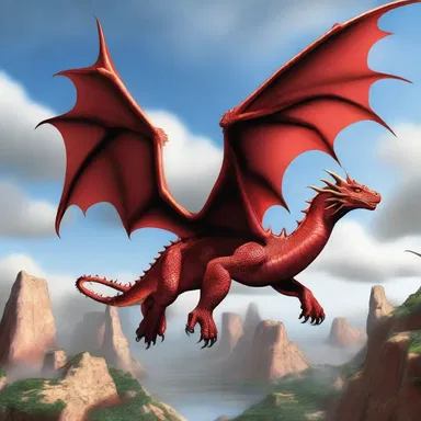In the mystical land of Eldoria, dragons soared through the sky with their powerful anti-torque rotors on their tails.
