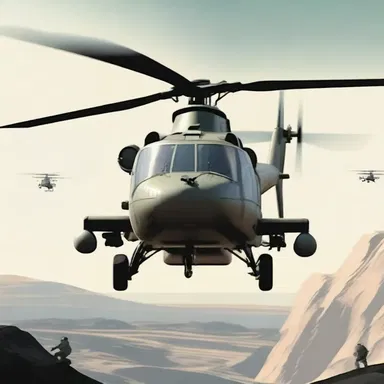The protagonist, a daring helicopter pilot, skillfully controlled the anti-torque rotor to escape from the enemy stronghold.