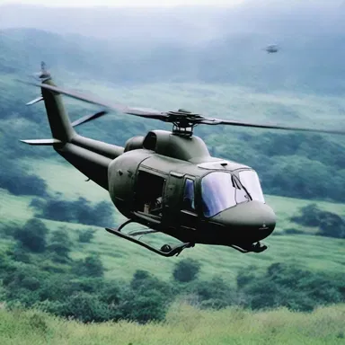 During the Vietnam War, helicopters relied on their anti-torque rotors to navigate treacherous jungle terrains.