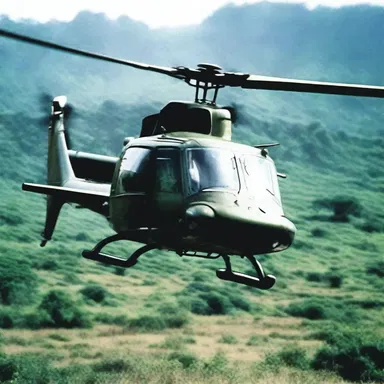 During the Vietnam War, helicopters relied on their anti-torque rotors to navigate treacherous jungle terrains.