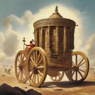 In the sacred scriptures, the celestial chariots of gods were described to have magnificent anti-torque rotors, signifying their divine power.