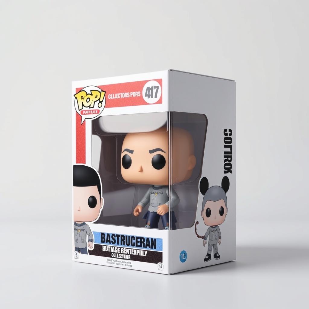 A Funko Pop! vinyl figure displayed inside an official collector's box