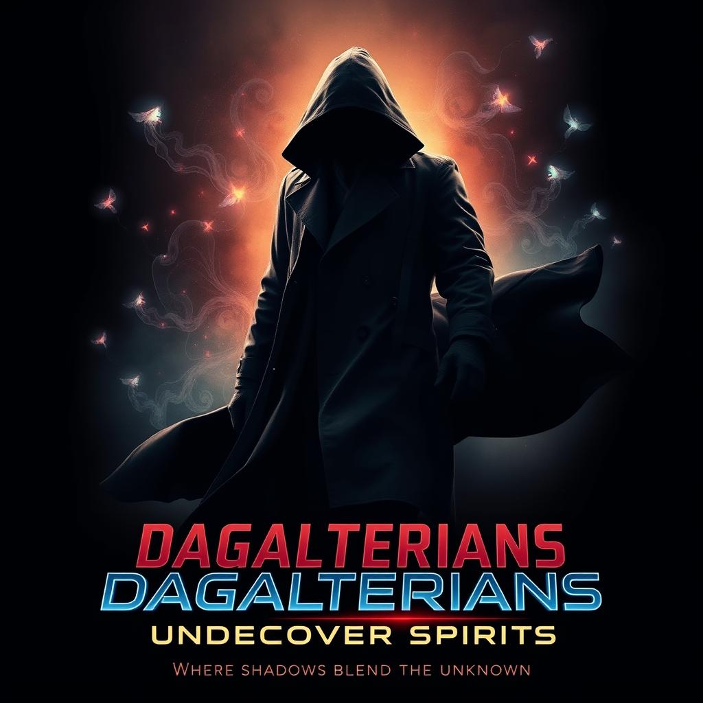 A dramatic movie poster for 'Dagalterians: Undercover Spirits'