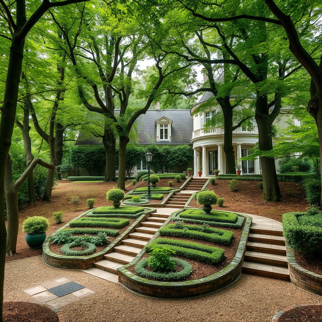 A magnificent luxury house set in the enchanting French countryside, characterized by exquisite architectural design that conveys elegance and sophistication