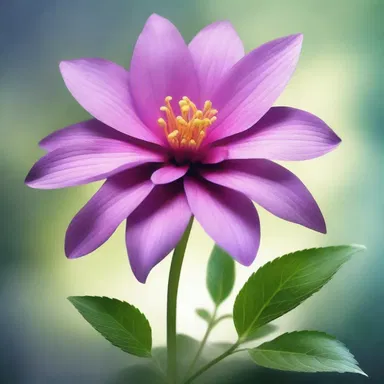 The fantasy novel describes a magical flower with anticholinergic properties, capable of granting immortality to those who consume it.