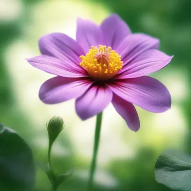 The fantasy novel describes a magical flower with anticholinergic properties, capable of granting immortality to those who consume it.