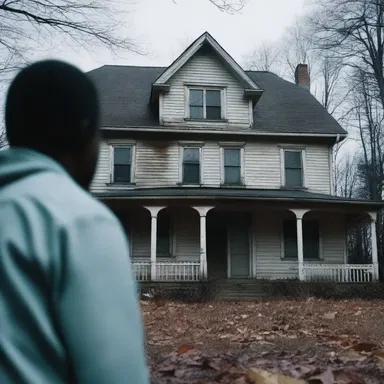 The horror movie portrays a haunted house where the owners inadvertently consume an anticholinergic substance, leading to terrifying hallucinations.