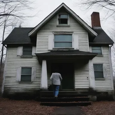 The horror movie portrays a haunted house where the owners inadvertently consume an anticholinergic substance, leading to terrifying hallucinations.