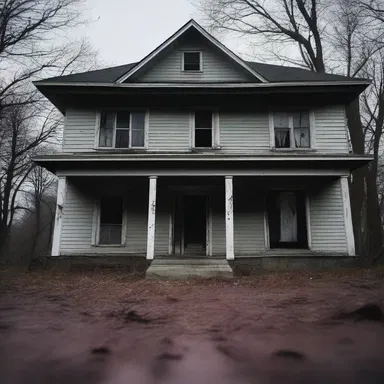 The horror movie portrays a haunted house where the owners inadvertently consume an anticholinergic substance, leading to terrifying hallucinations.