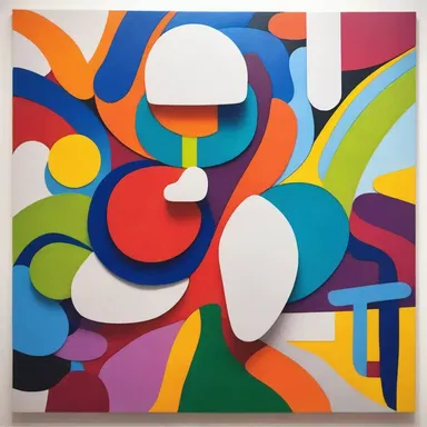 The artist used bold and vibrant colors to represent the opposition between the anticholinergic and acetylcholine in his artwork, symbolizing the battle between relaxation and stimulation.