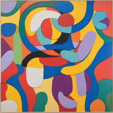 The artist used bold and vibrant colors to represent the opposition between the anticholinergic and acetylcholine in his artwork, symbolizing the battle between relaxation and stimulation.