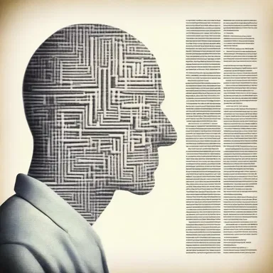 The protagonist in the novel struggled with the side effects of an anticholinergic drug, which caused confusion, memory loss, and blurred vision, adding to the complexity of the story.