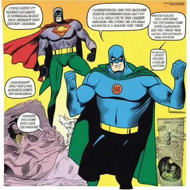 The comic strip portrayed the antagonist as a supervillain who had the power to emit an anticholinergic substance, effectively paralyzing his enemies and preventing them from taking action.