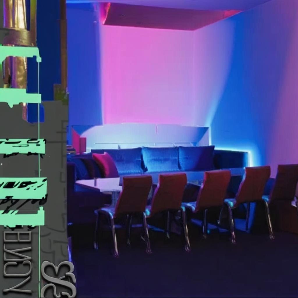 lonely bachelor apartment blue