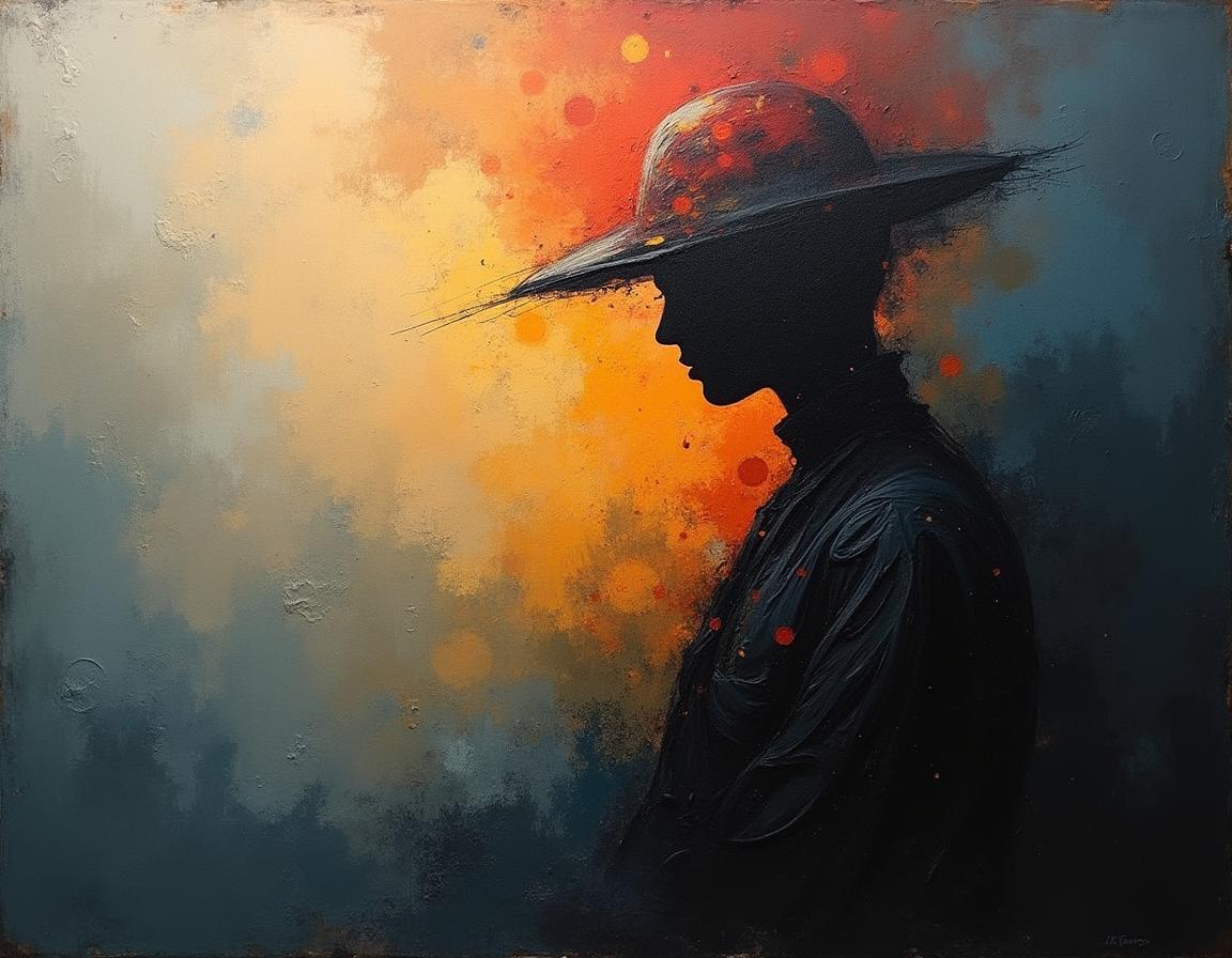 A breathtaking artwork featuring extra large brush strokes that boldly define the composition, inspired by the classic style of Rembrandt