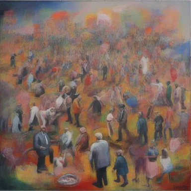 The artist created a stunning painting depicting the complexities of antidisestablishmentarianism in society.
