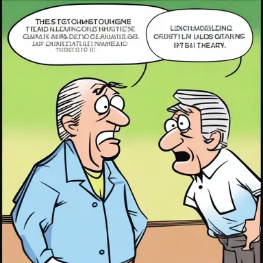 In the comic strip, one of the characters passionately debates about antidisestablishmentarianism with a witty punchline.