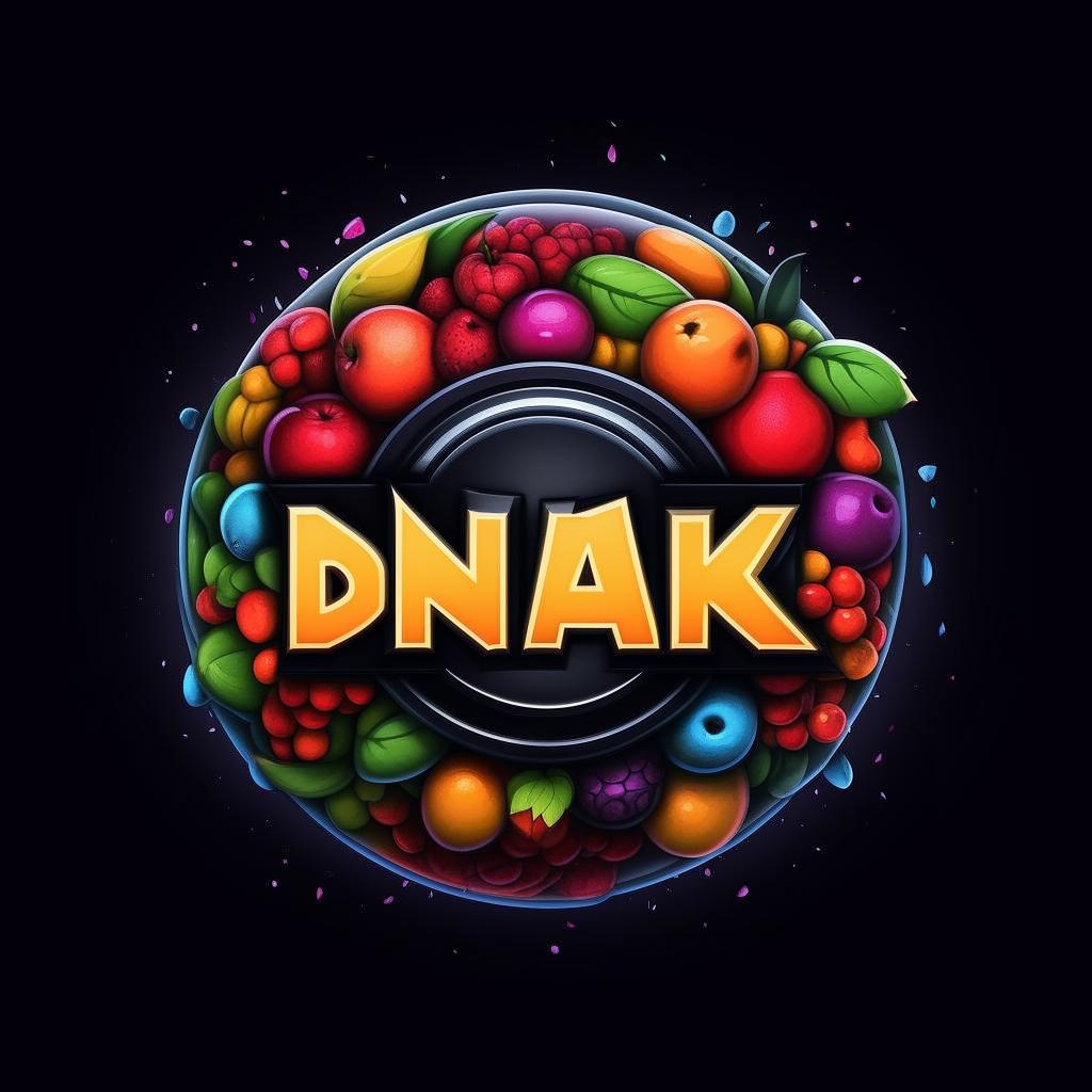 A stylish logo with the letters 'DANIX' in a bold, striking font at the center against a black background. Theme and design influenced by the game Blox Fruit.