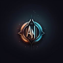 A stylish, modern logo with the word 'DANIX' creatively designed in the center. The logo style should be sleek, futuristic and visually striking.