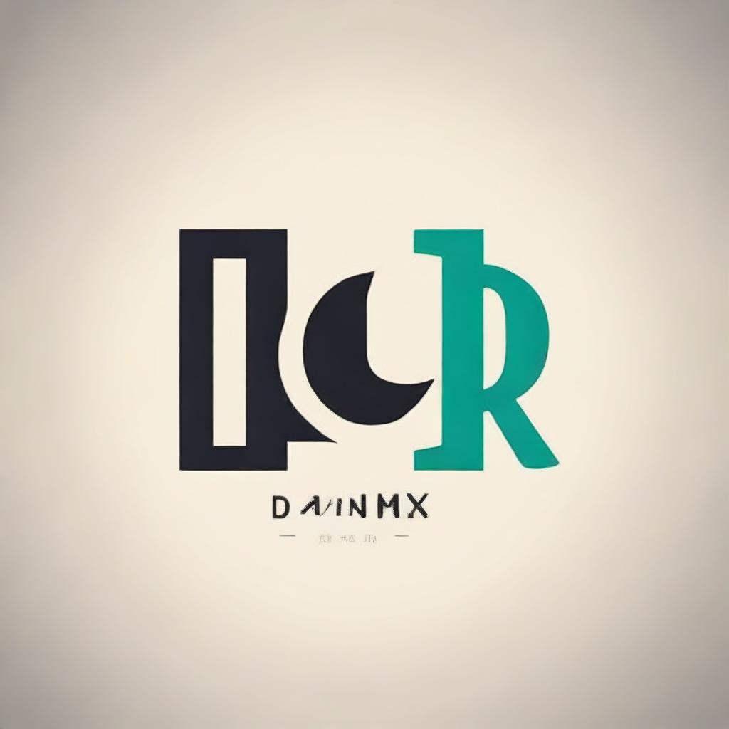 An innovative logo design emphasizing the word 'DANIX', with the 'I' illustrated as 'ı'. The design should express a mix of uniqueness and contemporary aesthetic.